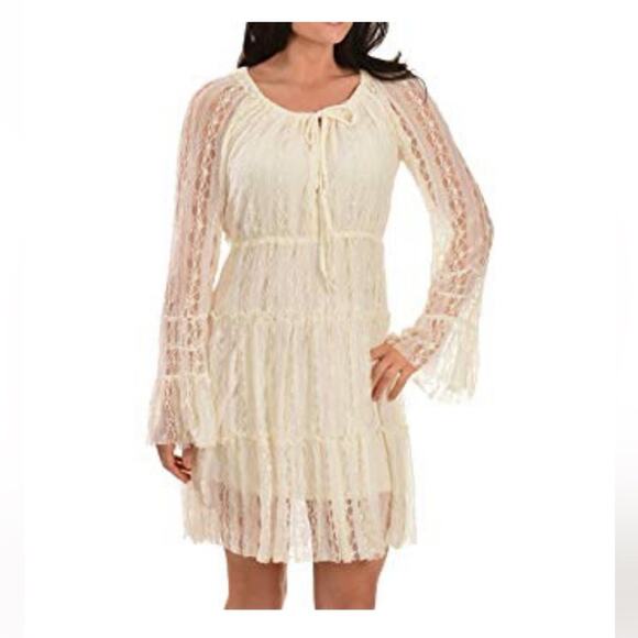 Scully “honey creek” cream lace boho size M - Picture 1 of 5